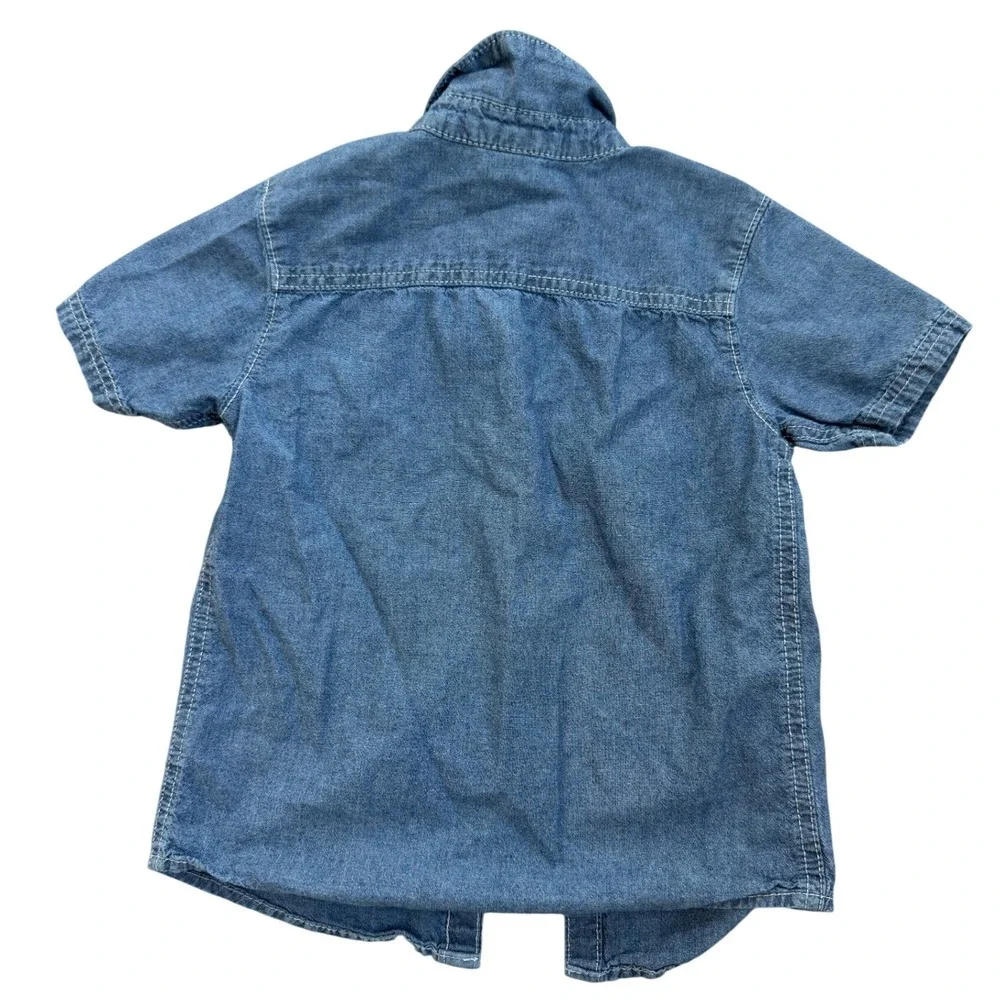 Boys 3pc Bundle Carters Denim Shirt Old Navy Gamer Polo Shirt Kids Joggers